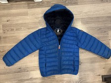 Save The Duck Boy s Blue Quilted Ultra Light Puffer Jacket Size: 6