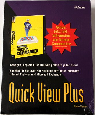 RARITÄT - Inso Quick View Plus - Windows - Deutsch