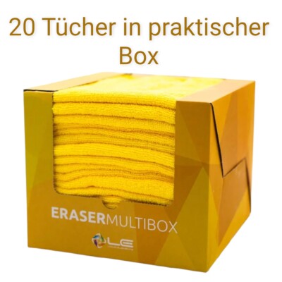 Microfasertücher Liquid Elements Eraser 40 x 40 cm 20 Stück in Multibox