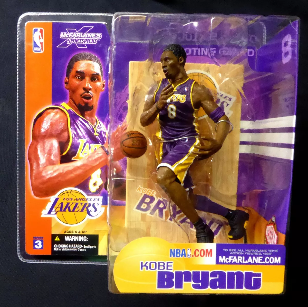 Kobe Bryant Action Figure McFarlane Sports Series 3 NBA Basketball Amricons