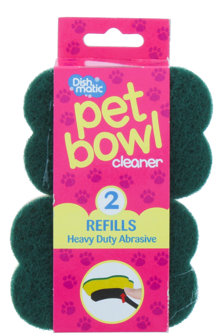 Dishmatic Pet Bowl Cleaner Refill Sponge (2 refills) eBay