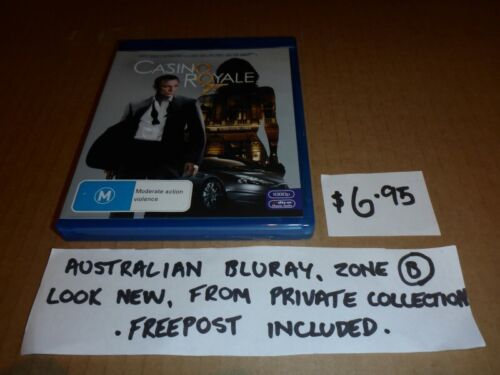 BLURAY - CASINO ROYALE - LOOKS NEW, AUST B ZONED, FREE POST - Picture 1 of 3