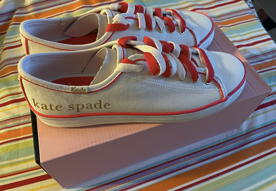 Keds x kate spade new york Kickstart Sneaker with Foil Logo Size 8 M (39  EU) | eBay