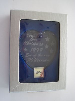 Mikasa 1999 New Millenium Christmas Tree Ornament in Box