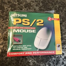 Mitsumi PS/2 Contoured Mouse Vintage NOS For ...