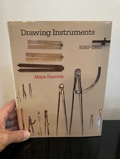Drawing Instruments 1580-1980 Maya Hambly 1st Edition HC DJ ANTIQUE RULERS PENS
