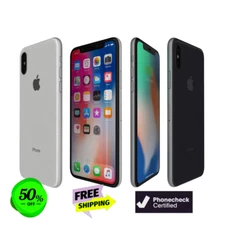Apple iPhone X 256GB 64GB GSM Unlocked Att Verizon 4G Free Return Clean IMEI