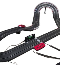 LiteHawk Circuit Racing Slot Car Set - COMPLETE WORKS Awesome FUN - See Video