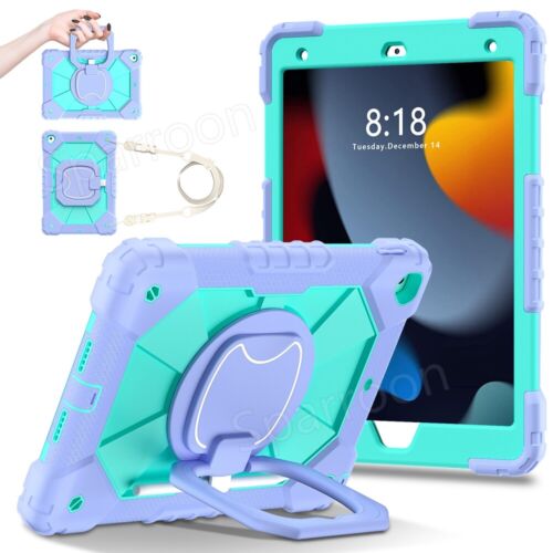 Shockproof Heavy Duty Hard Case for iPad 5/6/7/8/9/10th Gen Air 4 5 Pro 11 2024 - Picture 109 of 126