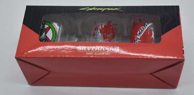 Cyberpunk 2077 Shot Glasses, Set of 3 Dark Horse FAST SECURE SHIP