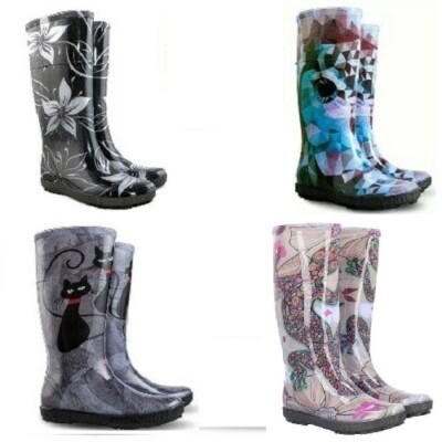 DEMAR HAWAI LADY EXCLUSIVE Mädchen Gummistiefel Regenstiefel Garten Schuhe PVC