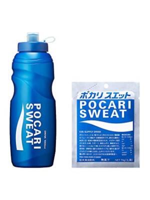 Pocari Sweat Sport Trinkwasser Squeeze Flasche Bonus Pack 1000ml mit Pulver N2