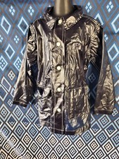 Nautica Rain Coat Black Size 6 Kids Chest 29" Length 20"
