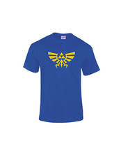 Image of Crest of Hyrule KIDS and Adult Zelda-Inspired T-Shirt | Gamer Link Gaming TShirt