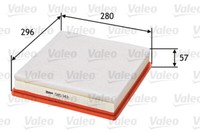 Valeo 585143 Luftfilter FüR Renault Opel Nissan