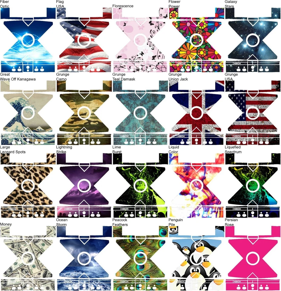 Cualquier 1 calcomanía de vinilo/diseño de piel para consola Xbox original - ¡Envío gratuito a EE. UU.! Foto 3 de 4