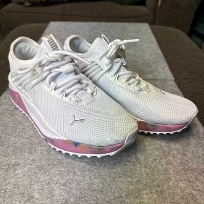Puma Pacer Future Bleached Shoes 387015-01 Men Size 5.5c