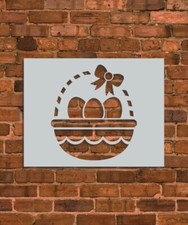 Easter Egg Basket Stencil