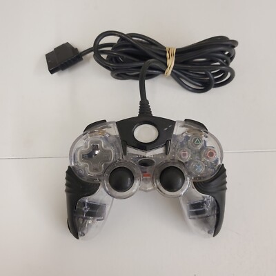 PS2 Afterglow Pro Wired Controller PL-691 Clear Tested and Working