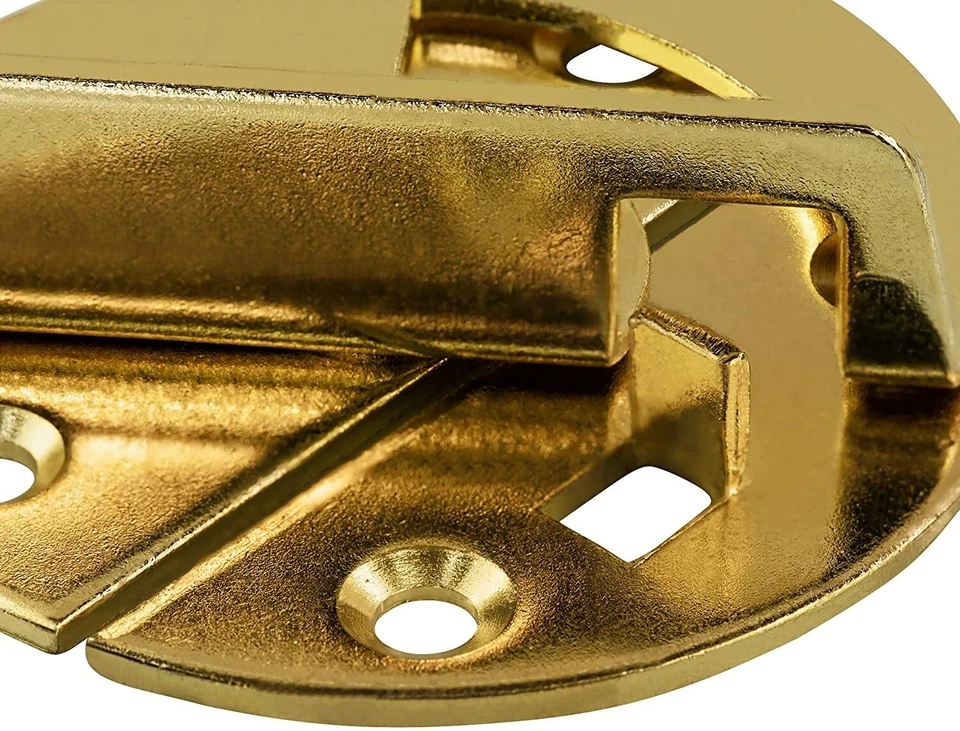 4 Drehriegel Verschluss Möbelriegel Dreh Verriegelung Tisch Platten Verbinder - Bild 3 von 4