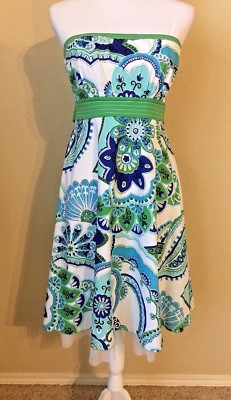Sequin Hearts Multi Colored Fully Lined  Strapless Dress Junior Size 7