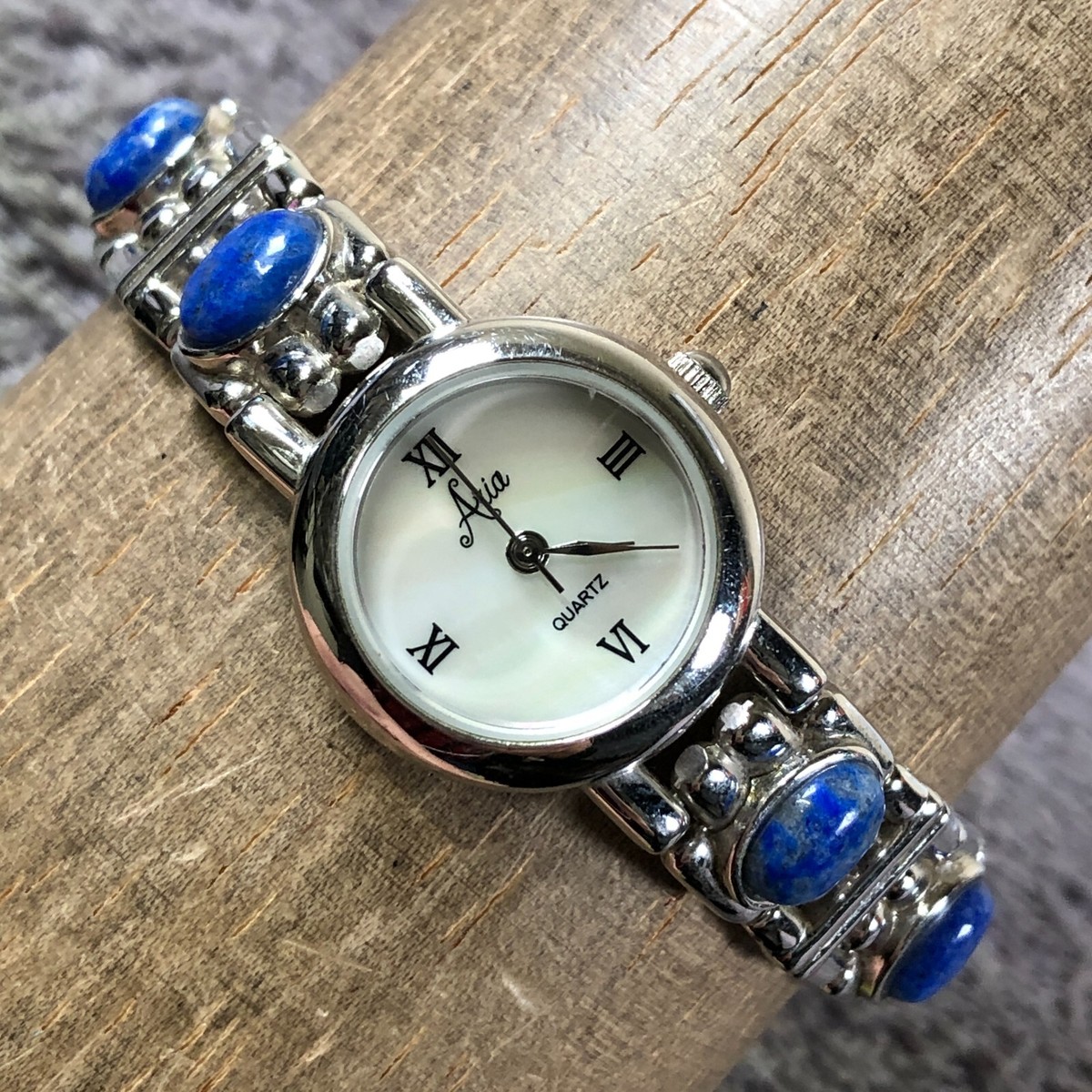 Montre Audemars Piguet Barrel - Cadran En Pierre De Lapis-lazuli, Modèle Dame Extrêmement Rare, Occasion