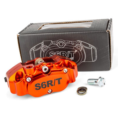 Racing STAGE6 R/T MK2 4-Piston Radial Brake Caliper Orange