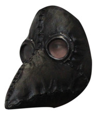 Ghoulish Productions Doctor Black Latex Face Mask Horror Halloween Cosplay