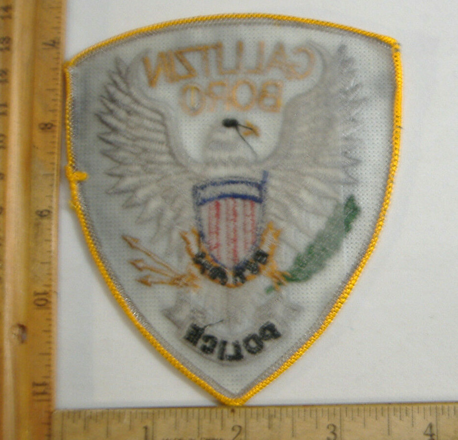 GALLITZIN BORO PENNSYLVANIA POLICE FABRIC PATCH eBay