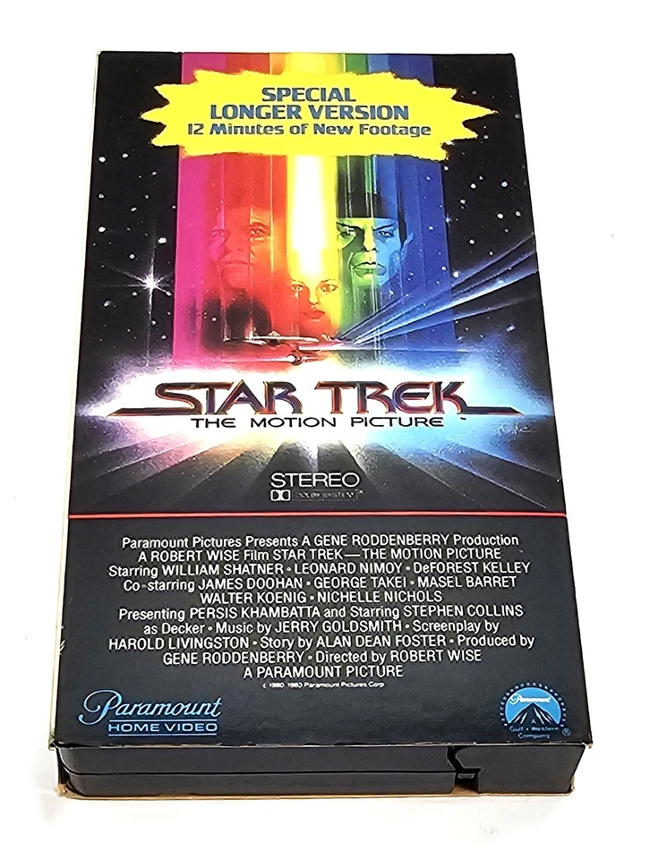Star Trek The Motion Picture Special Longer Version VHS 1993 - Image 3 of 4