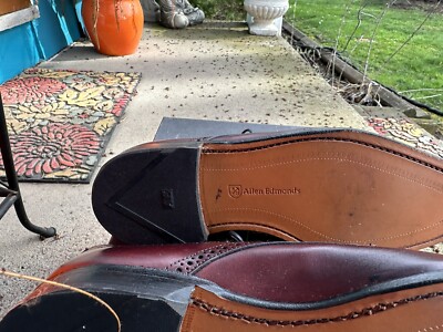Allen Edmonds Yorktown Derby Shoes Mens 9.5‎ D Cap Toe Made USA Leather Soles Allen Edmonds Yorktown Shoes Mens 6.5 UsCap Toe Derby Made  main image 3