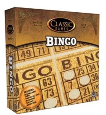 JEUX Classiques Classic Games Bingo Set 2-18 Players Ages 8 And Up
