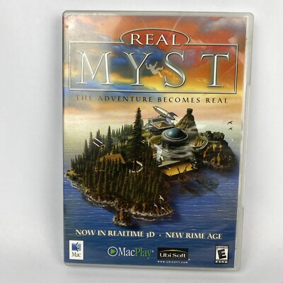 Real Myst the Adventure Becomes Real 3-D Mac Play Ubi Soft 2002