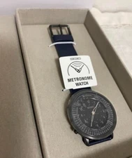 SEIKO Metronome Watch Standard Line Color Vavy blue SMW004A New from Japan