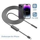 IP68 Endoscope Snake Cam Inspection Camera for iOS iPhone 14/13/12 Pro&Android