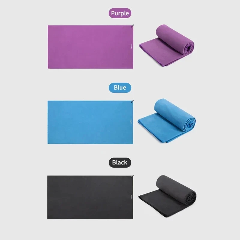 Toalha esportiva/toalhas de banho, microfibra secagem rápida academia ioga acampamento toalha nova - Imagem 3 de 4