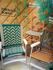 Macrame Lawn Chair PATTERNS: seats; 15 geometric designs