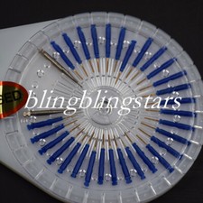 Dental Link Pins Conical Screw Posts Drills Kits Refills Plated Tapered 0.6 Blue