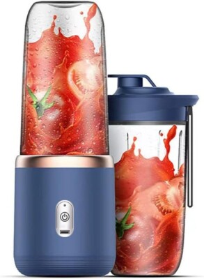 Homefish Tragbarer Mixer Mit 2x450ml Flaschen / Smoothie Maker/ Portable Blender