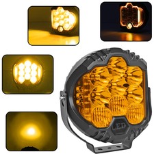 4x 5 Inch Led Work Light Pods Spot Flood Fog Lamp Offroad Driving Light Amber 4x 5 Inch Led Work Light Pods Spot Flood Fog Lamp Offroad Driving Light Amber