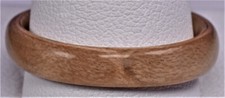 Simple Handcrafted in Oregon by Dee Thin 5mm Ring Popler Wood with UV Resin