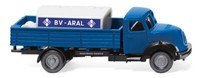Wiking Lkw Magirus Sirius Pritschen-Lkw Mit Aufsatztank Aral 043803