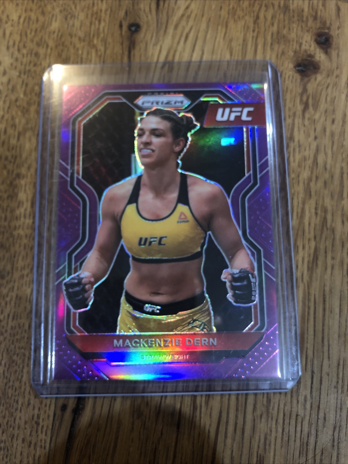 * Mackenzie Dern Purple */149 #76 insert ufc prizm trading card MINT mma 2021