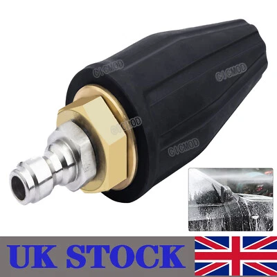 CICMOD 3600PSI 1/4" High Pressure Washer Release Jet Wash Quick Rotating Turbo Nozzle