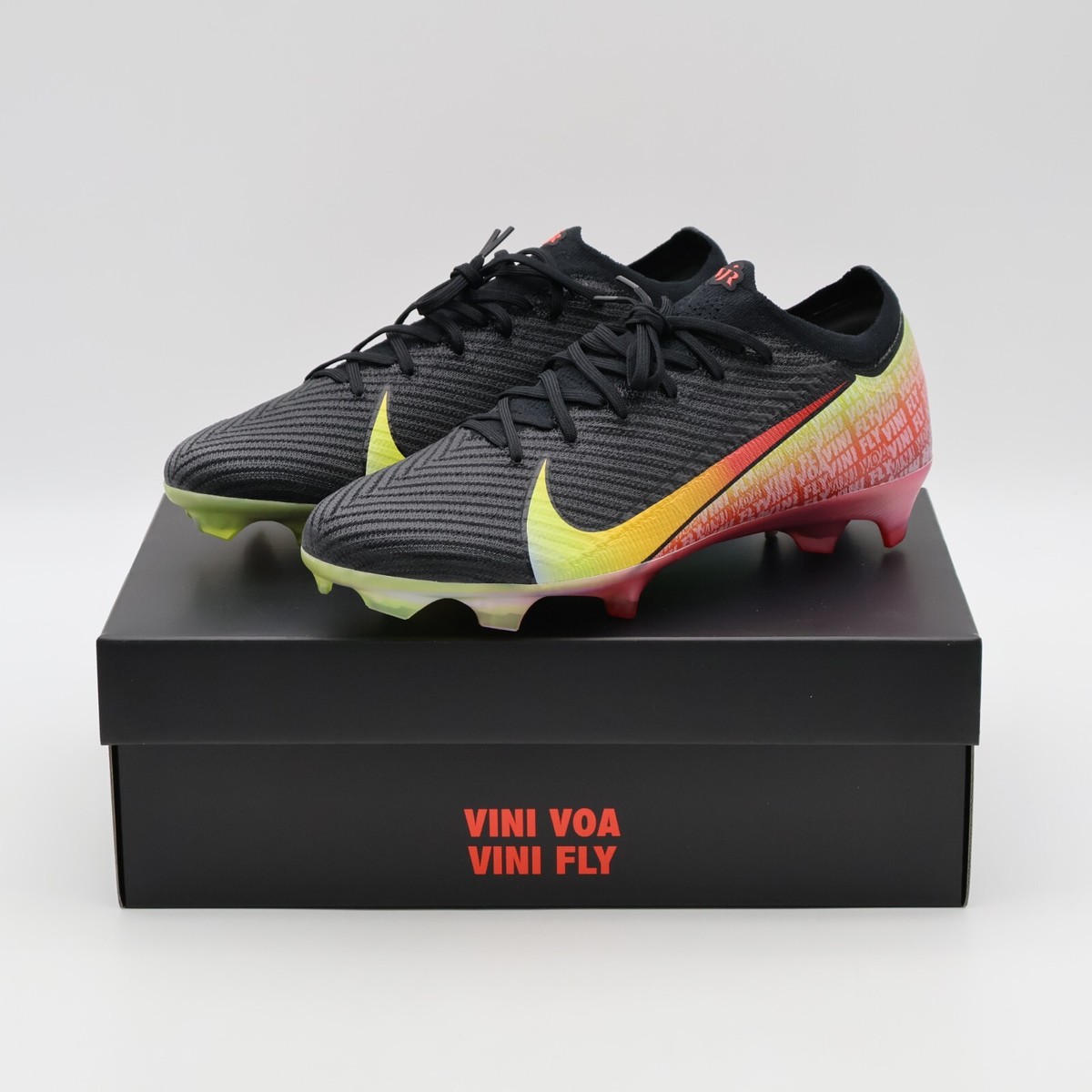 IB2356-001 Vini Jr. Nike Mercurial Vapor 16 Elite Black