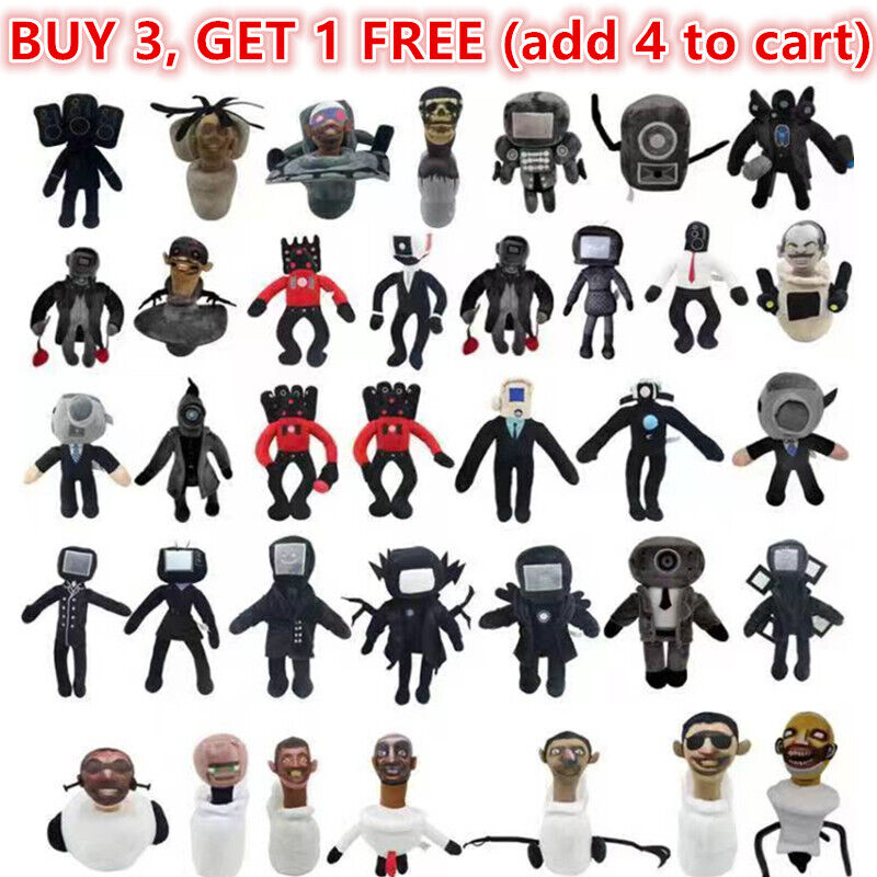 Skibidi Toilet Game Plush Doll Toys Titan Speakerman Figure