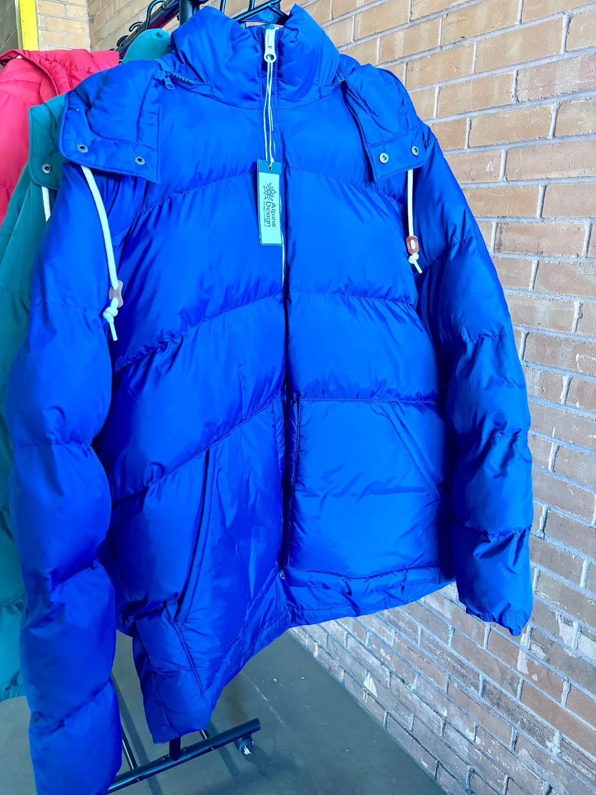 Alpine Design Men's Puffer Jacket, XXL, Space Blue