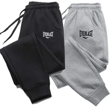 Men Printed Pants EVERLAST Men Women Running Pants Joggers Sweatpant Sport Casua