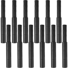 12 Pcs Golf Shaft Extensions Black Club Shaft Extension Rod Carbon Fiber