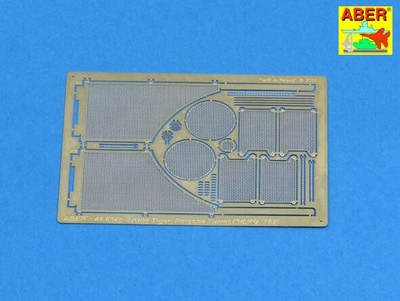 GRILLES/MESH FOR PZ.KPFW VI KINGTIGER W/PORSCHE TURRET (TAMIYA) #48A27 1/48 ABER